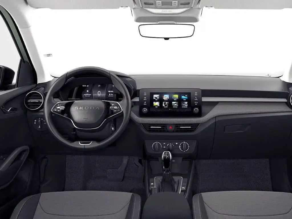 Nuova Skoda Fabia 95 CV (69 kW) 2026 Verde dolomite nero tulipano p Utilitaria
