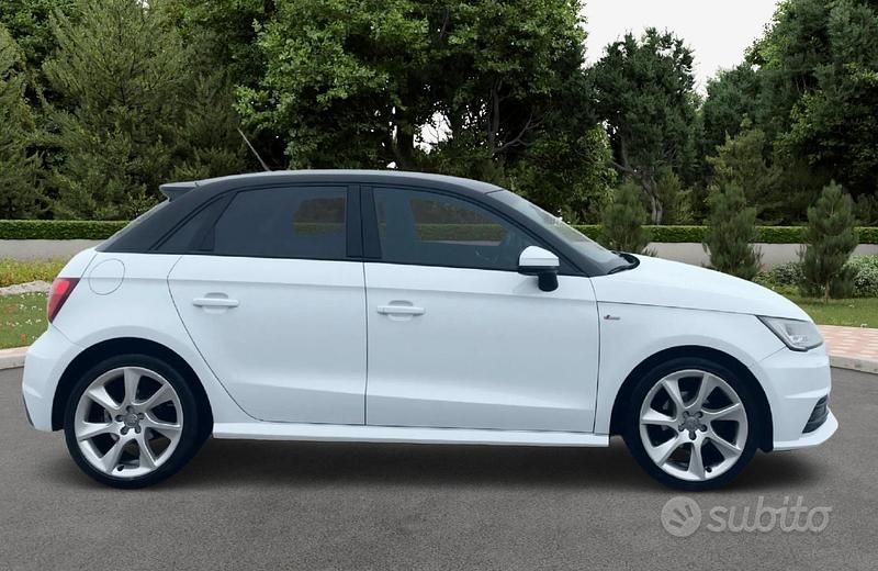 Usata Audi A1 S-Line 90 CV (66 kW) 2017 Bianco Utilitaria