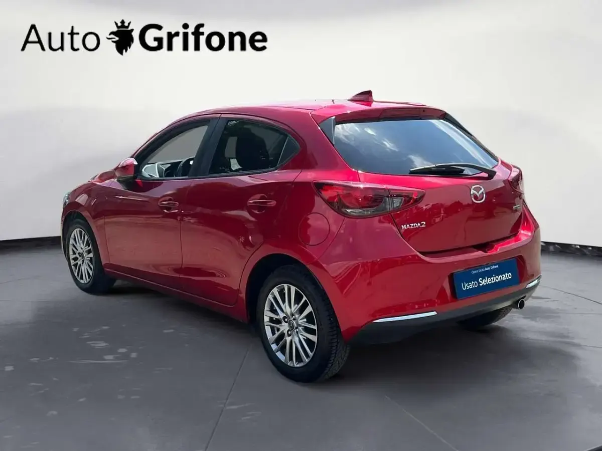 Usata Mazda 2 Exclusive 90 CV (66 kW) 2020 Rosso Berlina