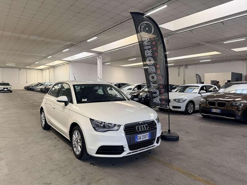 Usata Audi A1 Sportback Ambition 86 CV (63 kW) 2014 Bianco Utilitaria