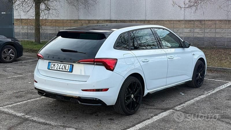 Usata Skoda Scala Monte Carlo 150 CV (110 kW) 2023 Bianco Utilitaria