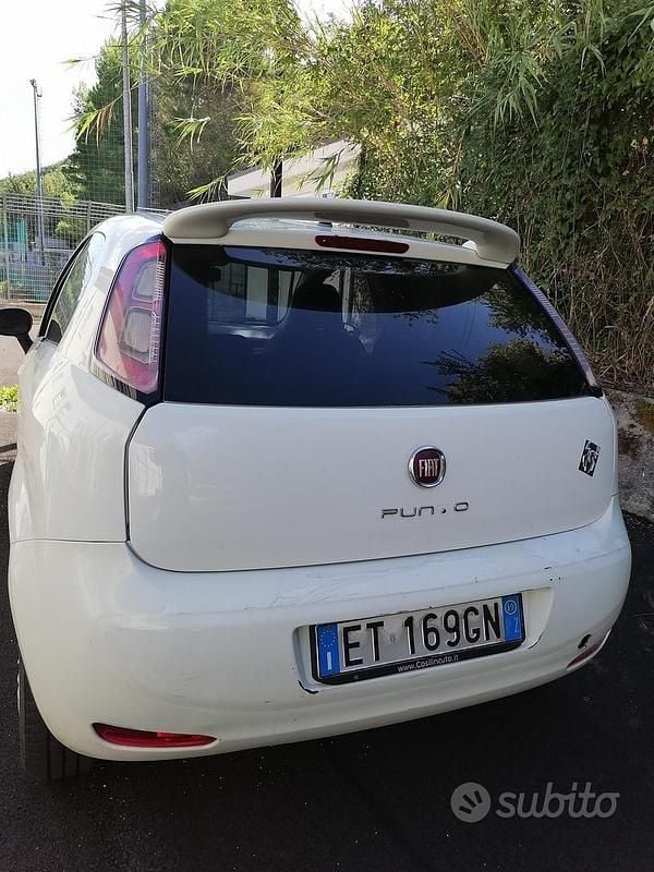 Usata Fiat Punto Evo 75 CV (55 kW) 2013 Bianco Utilitaria