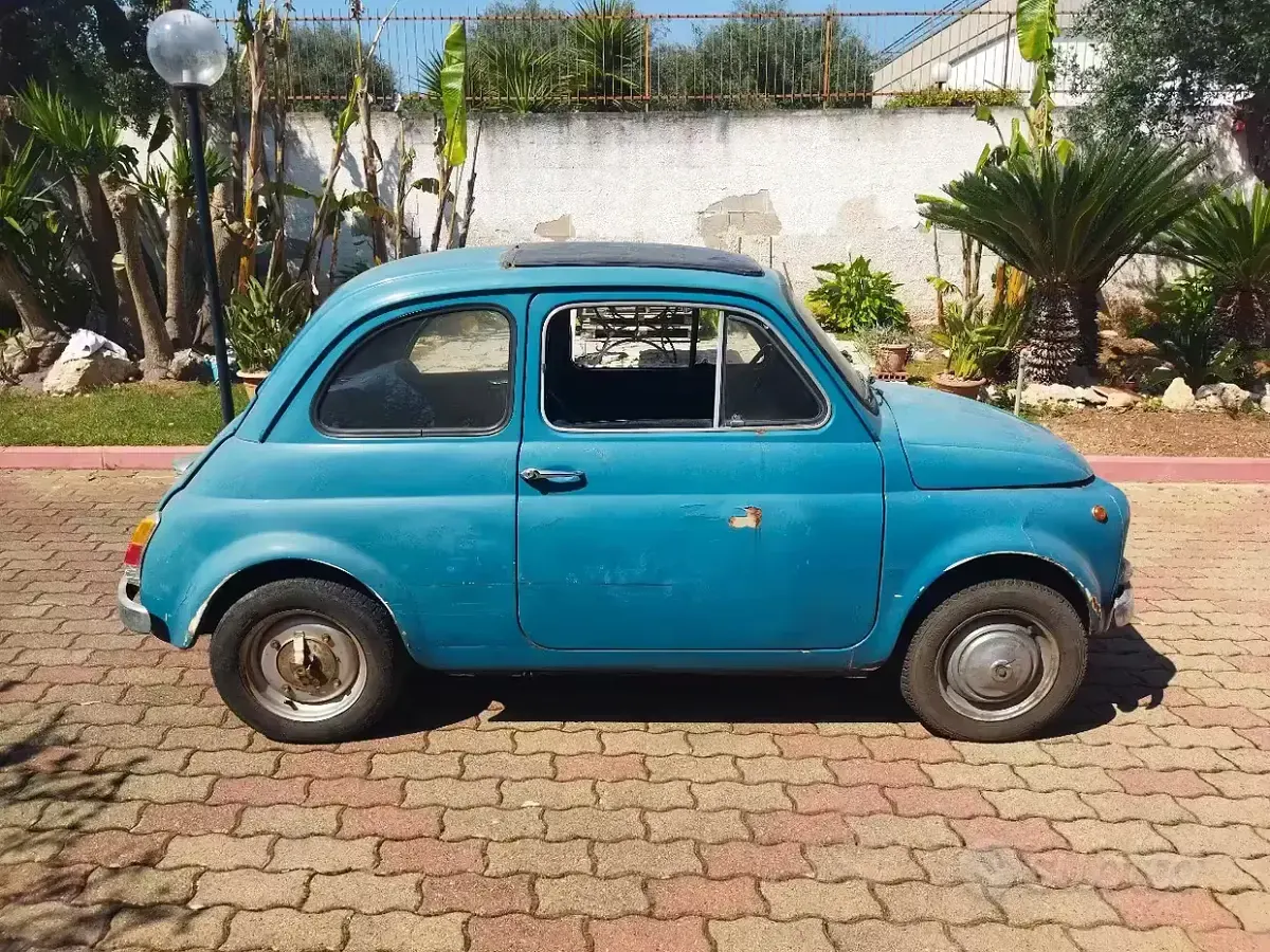 Usata Fiat 500 1970 Bluazzurro Utilitaria