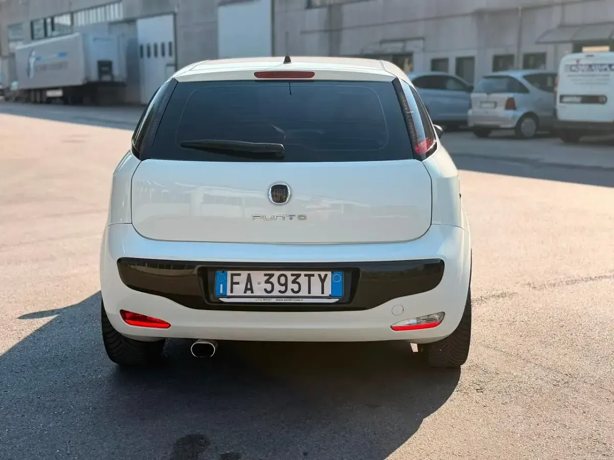Usata Fiat Punto Lounge 75 CV (55 kW) 2015 Bianco Utilitaria
