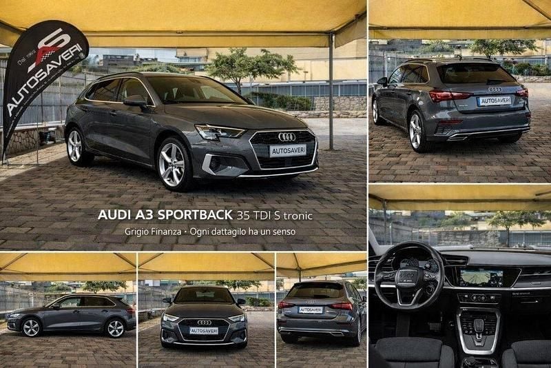 Usata Audi A3 150 CV (110 kW) 2021 Grigio Berlina