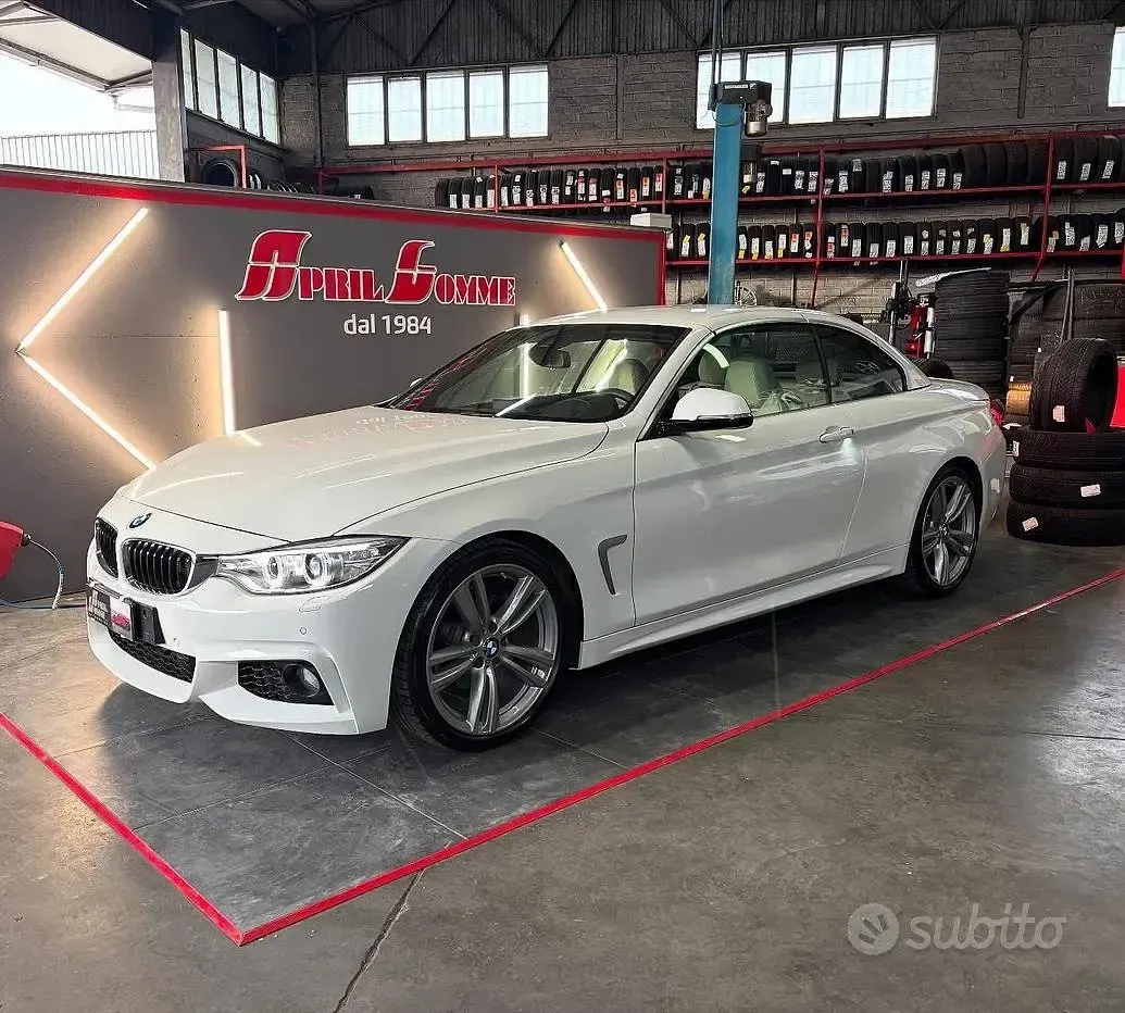 Usata BMW 420 M Sport 190 CV (139 kW) 2016 Bianco Cabrio