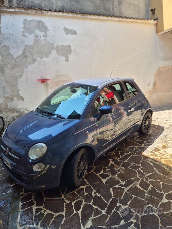 Usata Fiat 500 105 CV (77 kW) 2011 Blu Utilitaria