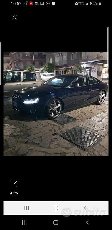 Usata Audi A5 190 CV (139 kW) 2009 Blu Coupé