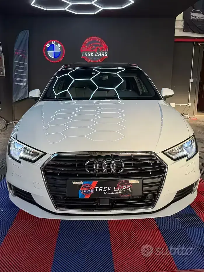 Usata Audi A3 Sport 116 CV (85 kW) 2018 Bianco Berlina