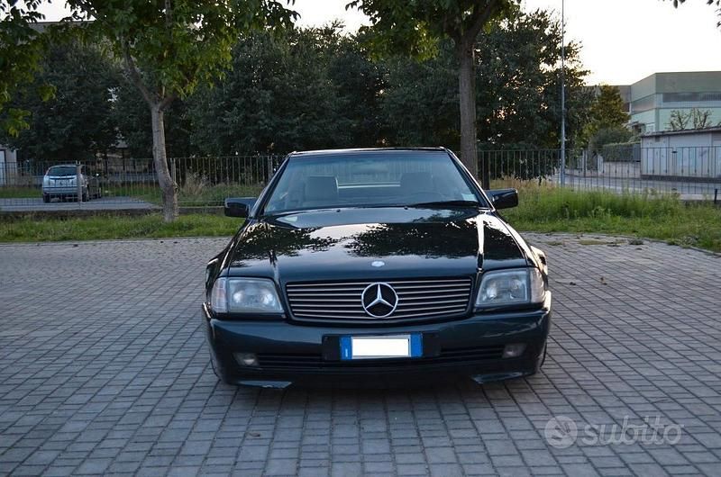 Usata Mercedes SL320 231 CV (169 kW) 1993 Blu Cabrio