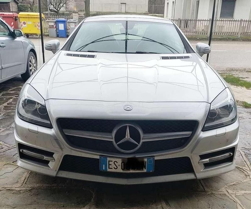 Usata Mercedes SLK200 Premium 184 CV (135 kW) 2013 Argento Cabrio