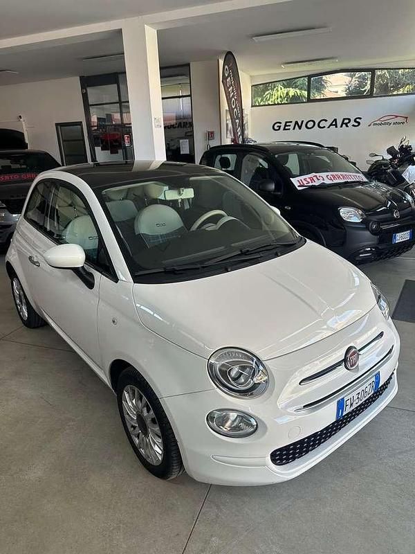 Usata Fiat 500 Lounge 69 CV (50 kW) 2019 Bianco Utilitaria