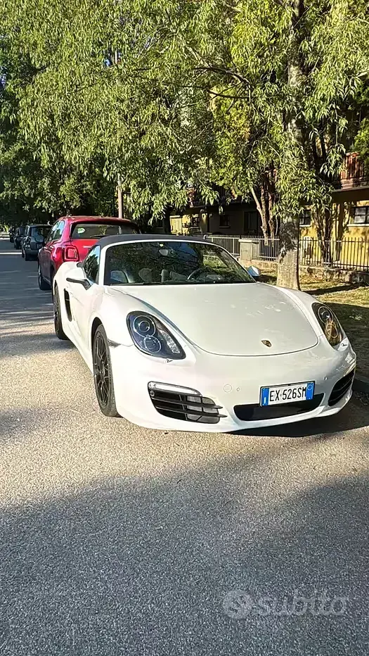 Usata Porsche Boxster 265 CV (194 kW) 2014 Bianco Cabrio