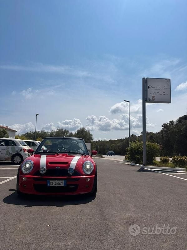 Usata Mini Cooper S Cabriolet 2007 Rosso Cabrio