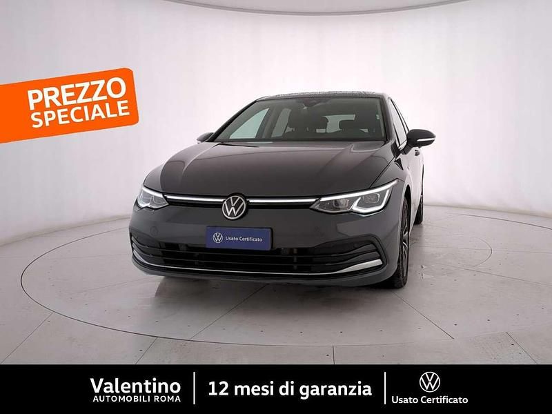 Usata VW Golf VIII Style 150 CV (110 kW) 2020 Grigio Utilitaria