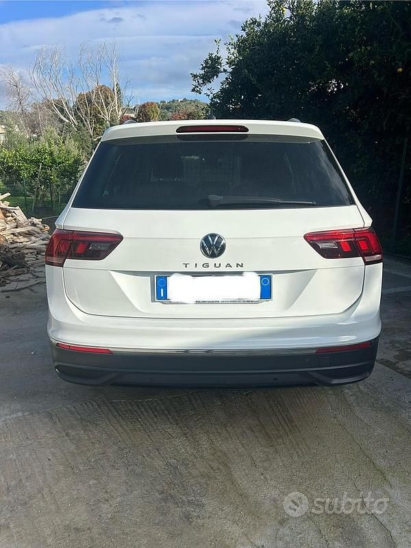 Usata VW Tiguan 150 CV (110 kW) 2021 Bianco SUV