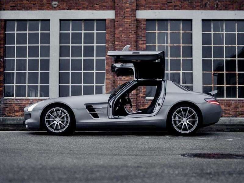 Usata Mercedes SLS AMG 605 CV (444 kW) 2011 Grigio Coupé