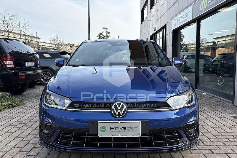 Usata VW Polo R-line 95 CV (69 kW) 2023 Blu Utilitaria