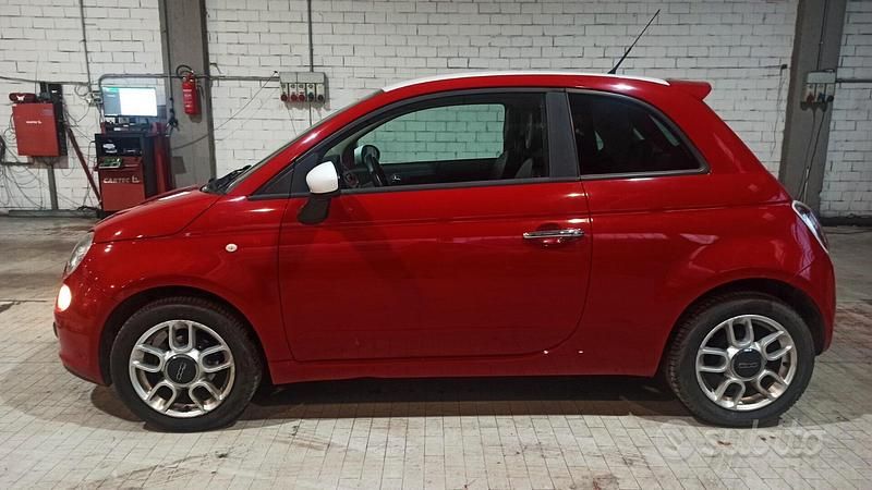 Usata Fiat 500 69 CV (50 kW) 2010 Rosso Berlina