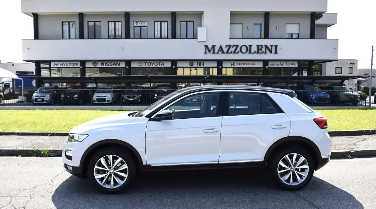 Usata VW T-Roc Style 116 CV (85 kW) 2018 Bianco / tetto nero SUV