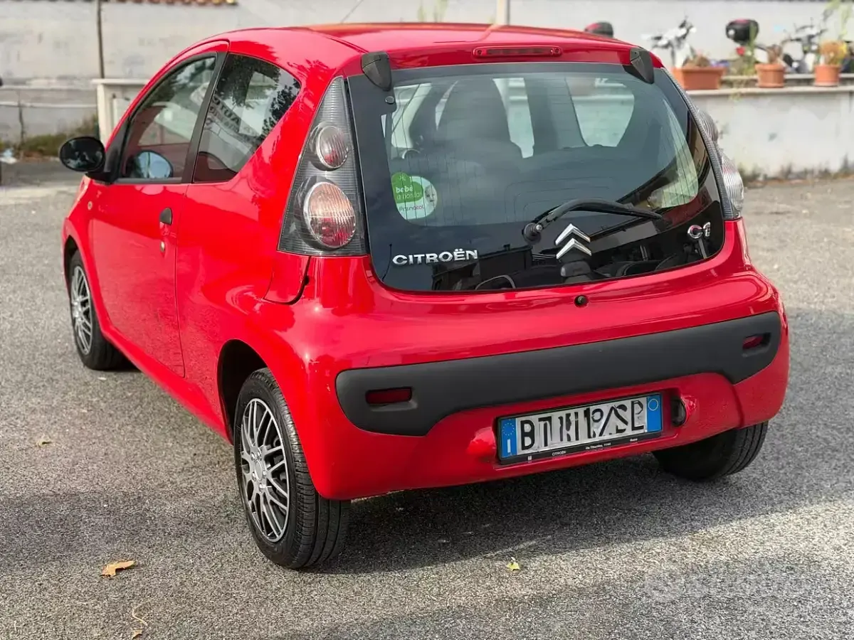 Usata Citroën C1 68 CV (50 kW) 2008 Rosso Utilitaria