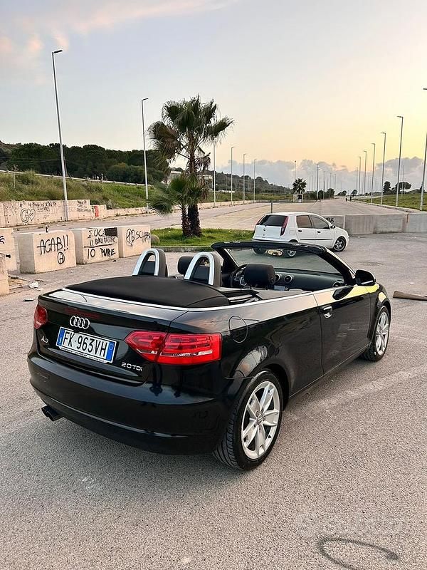 Usata Audi A3 Cabriolet 2008 Nero Cabrio