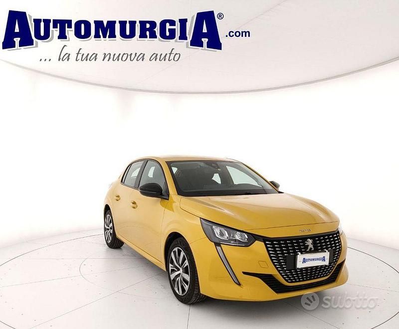 Usata Peugeot 208 Active 75 CV (55 kW) 2023 Giallo Utilitaria