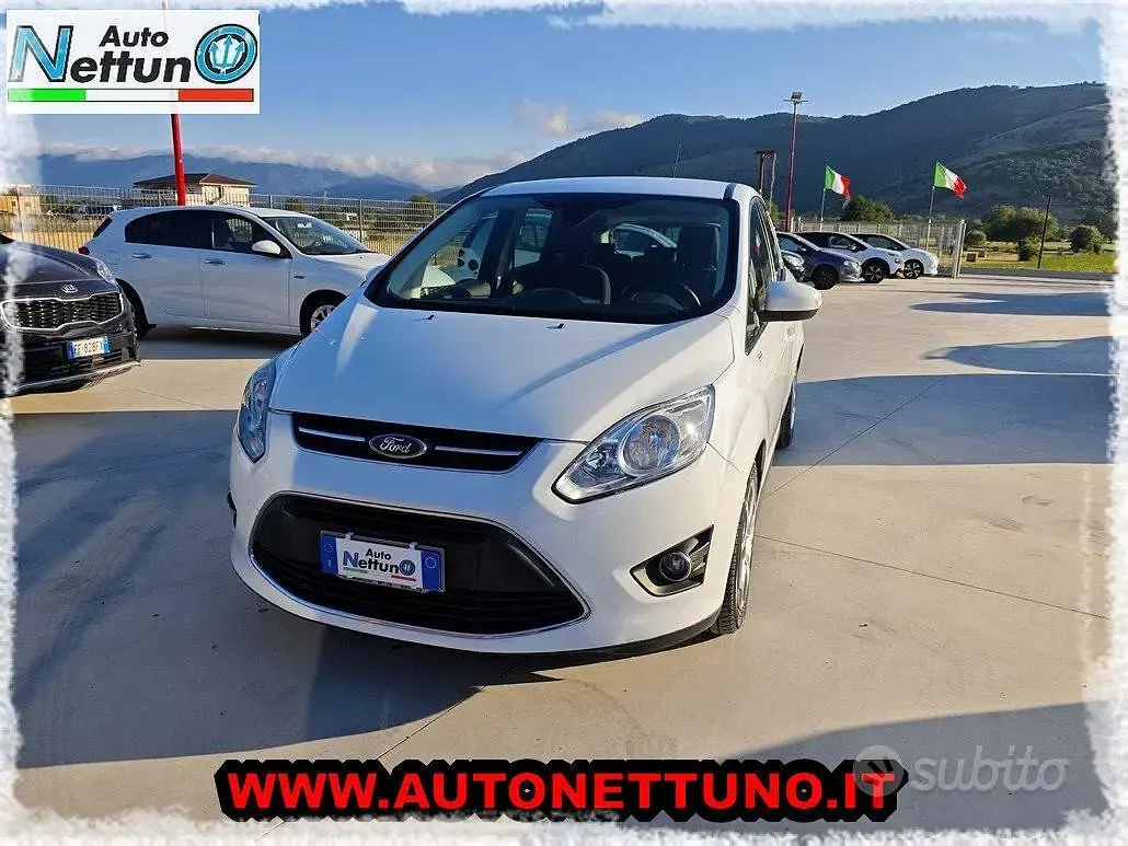Usata Ford C-MAX Titanium 116 CV (85 kW) 2016 Bianco Monovolume