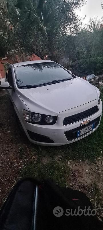 Usata Chevrolet Aveo 69 CV (50 kW) 2012 Bianco Utilitaria