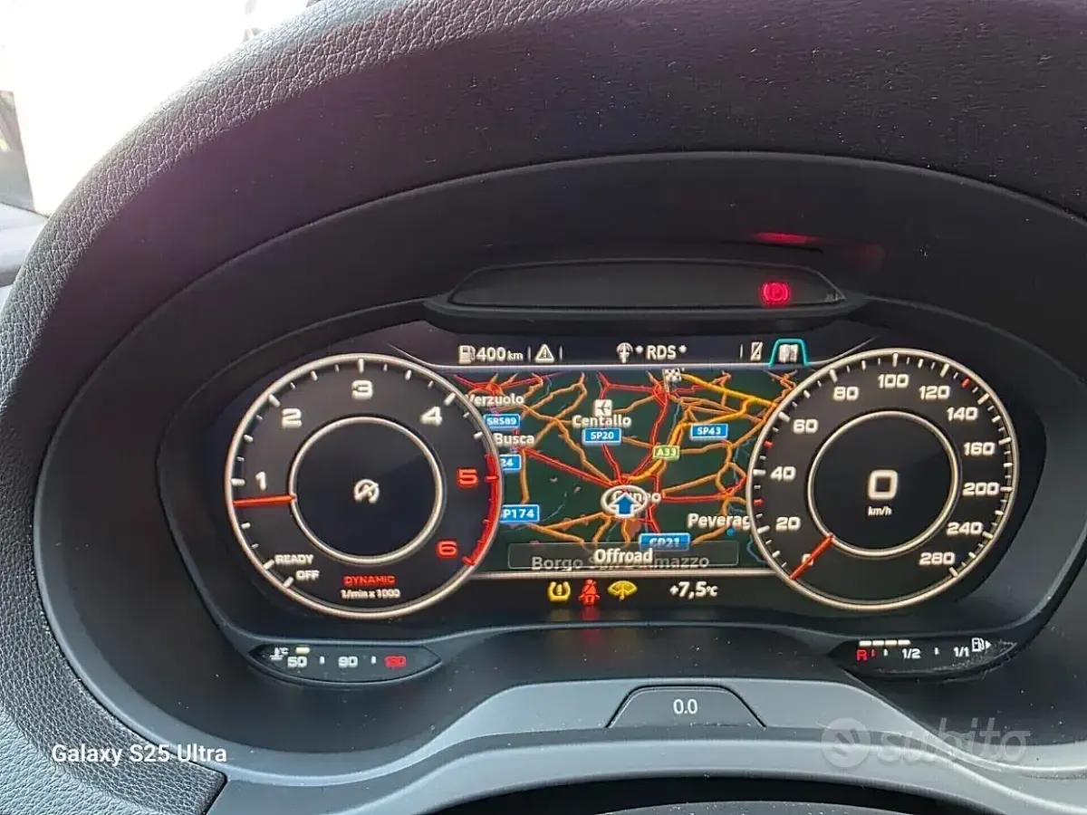 Usata Audi A3 S-Line 116 CV (85 kW) 2019 Nero Berlina