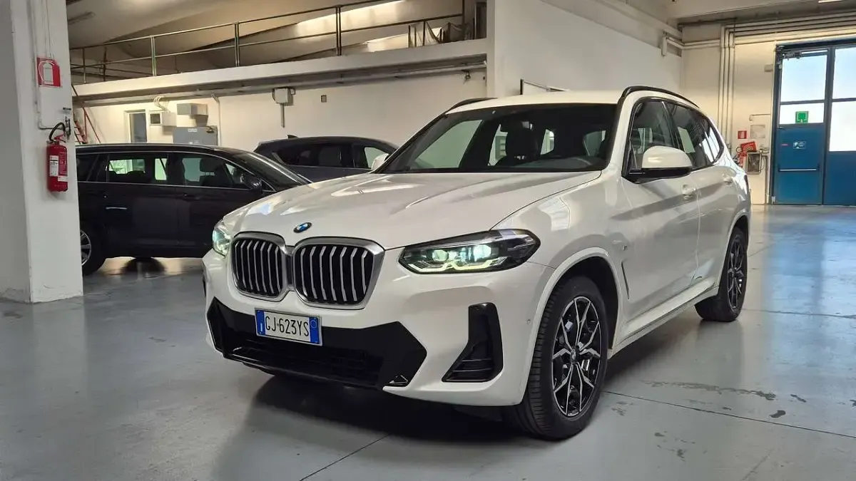 Usata BMW X3 M Sport 190 CV (139 kW) 2022 Bianco SUV
