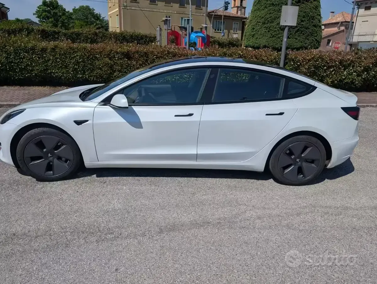 Usata Tesla Model 3 Standard Range Plus 88 kW (120 CV) 2021 Bianco Berlina