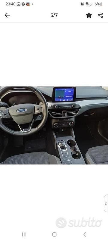 Usata Ford Focus 100 CV (73 kW) 2019 Bianco Station wagon