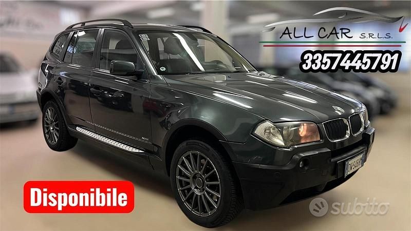 Usata BMW X3 150 CV (110 kW) 2005 Verde SUV