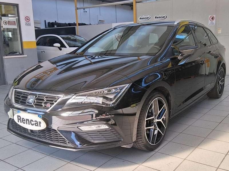 Usata Seat Leon ST FR 131 CV (96 kW) 2020 Nero micalizzato Station wagon