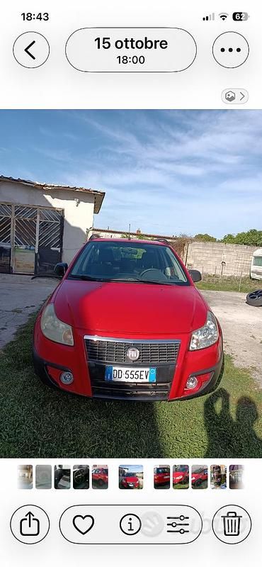 Rosso Usata 2006 Fiat Sedici SUV | 2500 € (Ottimo prezzo) - Immagine 1/4