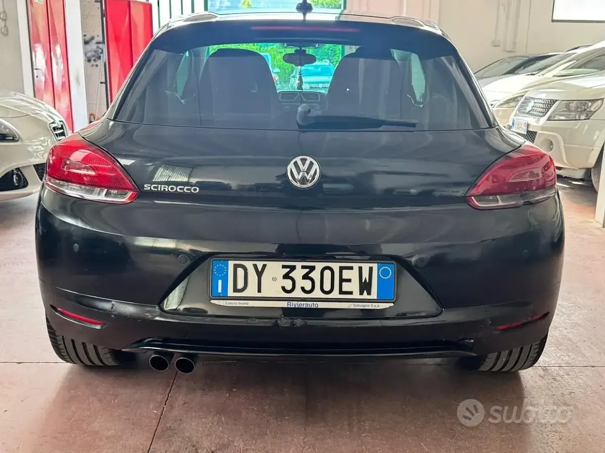 Usata VW Scirocco 140 CV (102 kW) 2009 Nero Coupé