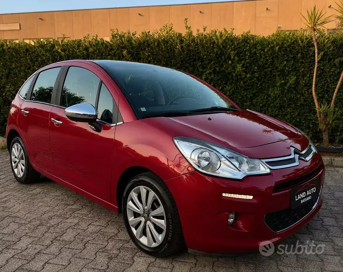 Usata Citroën C3 82 CV (60 kW) 2014 Rosso Utilitaria