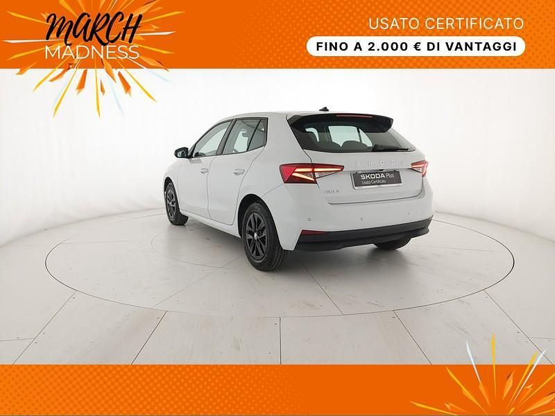 Usata Skoda Fabia 95 CV (69 kW) 2024 Bianco luna metallizzato Berlina