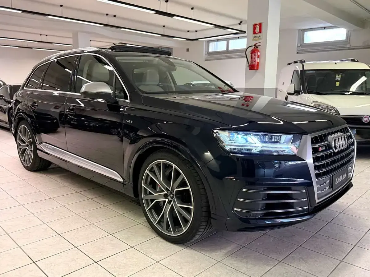 Usata Audi SQ7 435 CV (319 kW) 2016 Blu/azzurro SUV