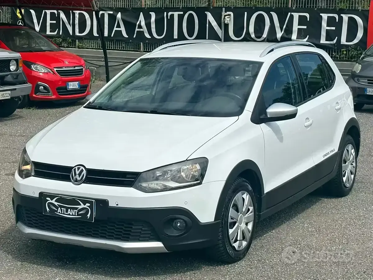 Usata VW Polo Cross 90 CV (66 kW) 2016 Bianco Utilitaria