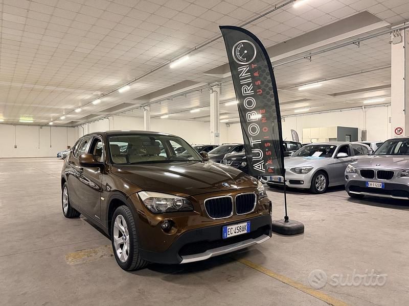 Usata BMW X1 Efficient Dynamics 177 CV (130 kW) 2010 Marrone SUV