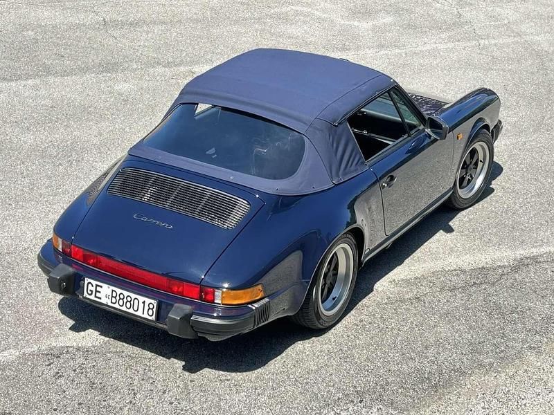 Usata Porsche 911 Carrera Cabriolet 231 CV (169 kW) 1987 Blu/azzurro Cabrio