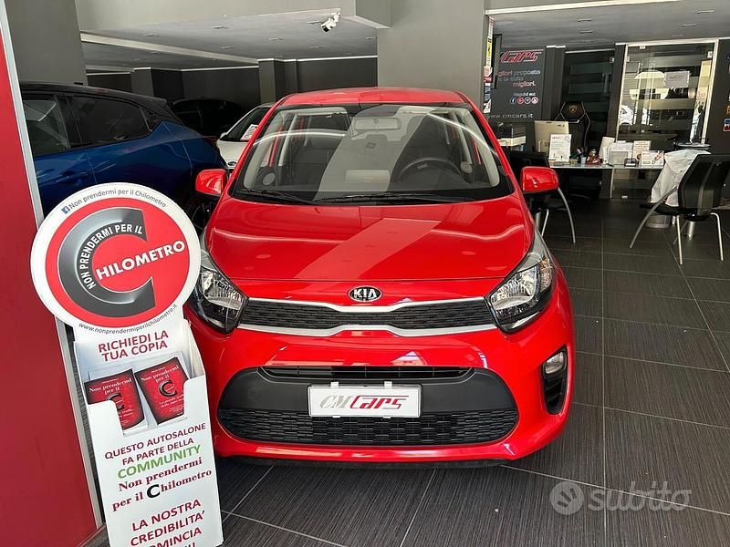 Usata Kia Picanto Urban 67 CV (49 kW) 2021 Rosso Utilitaria