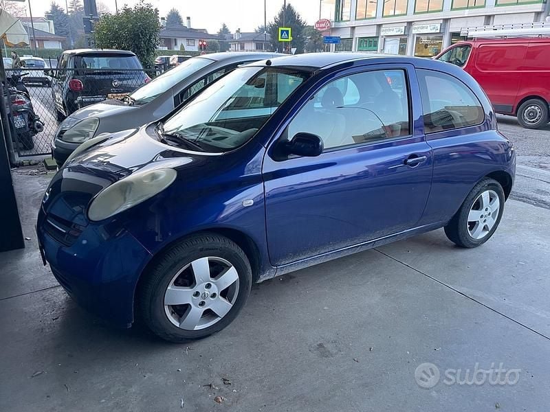 Usata Nissan Micra Acenta 65 CV (47 kW) 2005 Blu Berlina