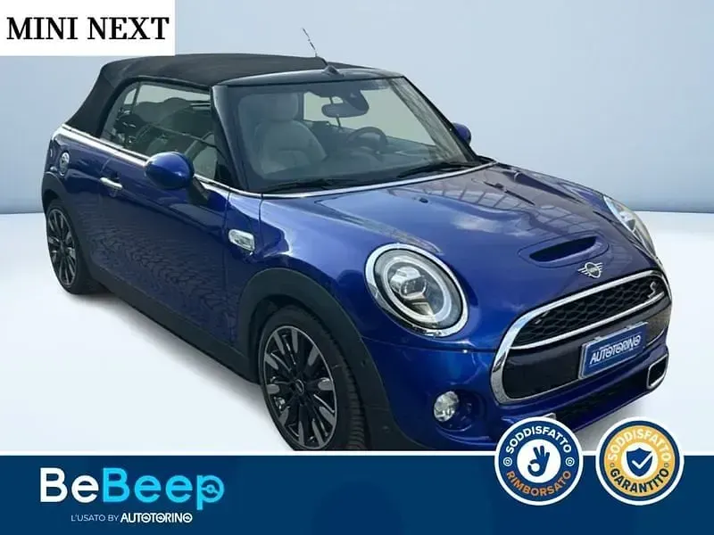 Usata Mini Cooper SD Cabriolet Hype 170 CV (125 kW) 2018 Blu Cabrio