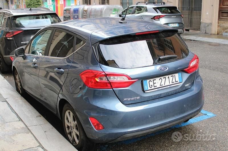 Usata Ford Fiesta Titanium 125 CV (91 kW) 2021 Blu Utilitaria