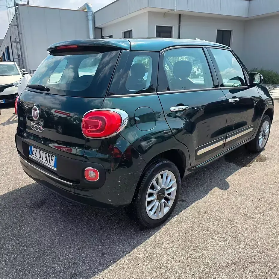 Usata Fiat 500L Living 80 CV (58 kW) 2015 Verde Monovolume