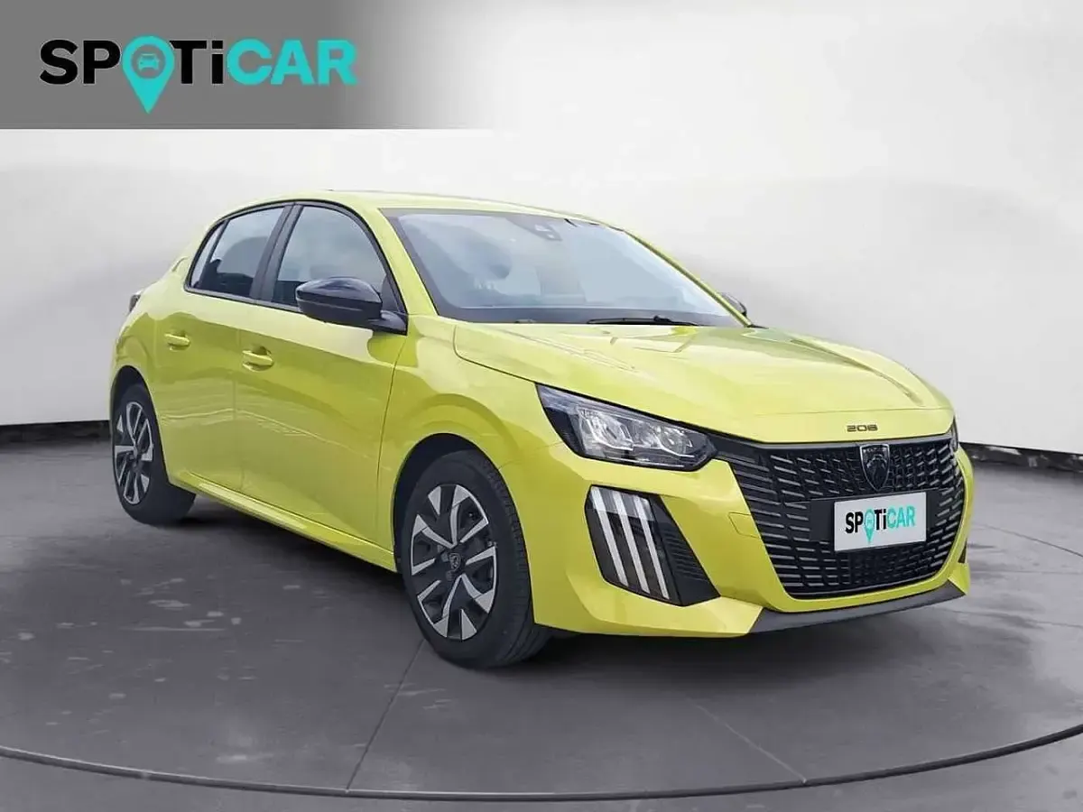 Usata Peugeot 208 Active 75 CV (55 kW) 2023 Giallo Utilitaria