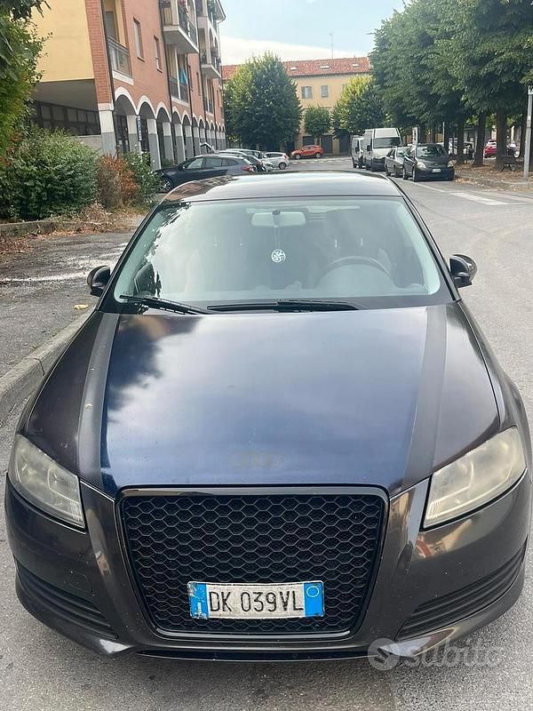 Usata Audi A3 170 CV (125 kW) 2007 Nero Utilitaria